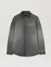 Palm Angels Hemdjacke Mit Klassischem Logo In 1010 Black - Black