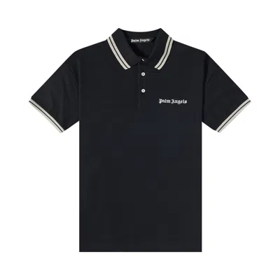 Pre-owned Palm Angels Classic Logo Polo Shirt 'white/black'