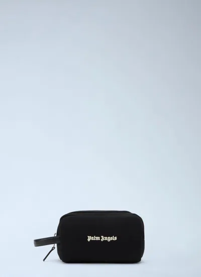 Palm Angels Classic Logo Pouch In Black