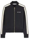 Palm Angels Classic Logo-print Track Bomber Jacket In Black