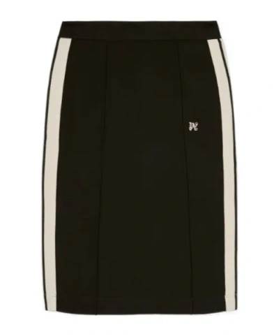PALM ANGELS CLASSIC LOGO PRINTED SKIRT