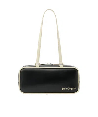 Palm Angels Classic Logo Shoulder Bag In Black