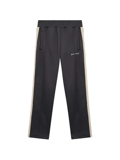 Palm Angels Classic Logo Side-stripe Track Pants In Black