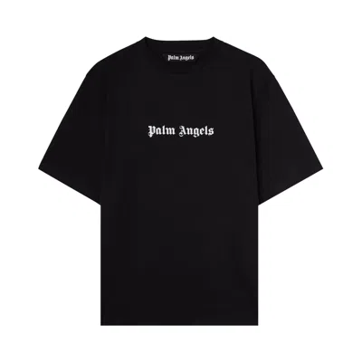 Pre-owned Palm Angels Classic Logo Slim Tee 'black/white' | Men's Size M