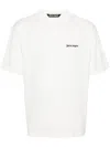 Palm Angels White T-shirt With Frontal Logo