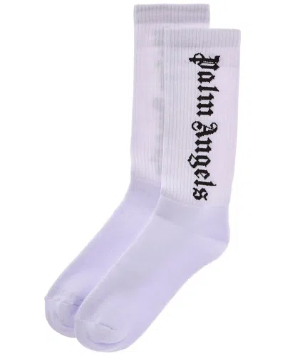Palm Angels Classic Logo Socks In White