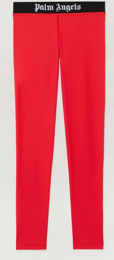 Palm Angels Classic Logo Sport Leggings In Multi