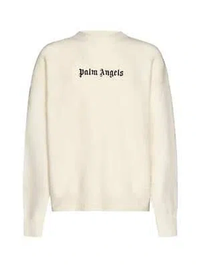 Pre-owned Palm Angels Classic Logo Sweater In Avorio