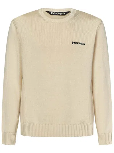 Palm Angels Classic Logo Sweater In Pink