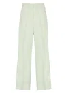 Palm Angels Classic Logo Sweatpants In Green