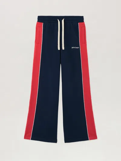 Palm Angels Logo Side-bands Track Pants In Multi