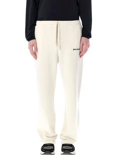 Palm Angels Classic Logo Sweatpants In White