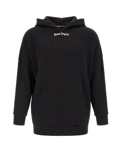 Palm Angels Chic Mini Graphic Sweater For Men In Black