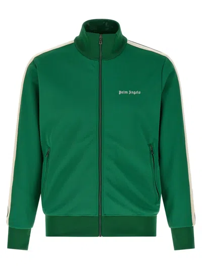 Palm Angels 'classic Logo' Sweatshirt In Green