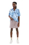 Palm Angels Classic Logo Swim Shorts In Lilac