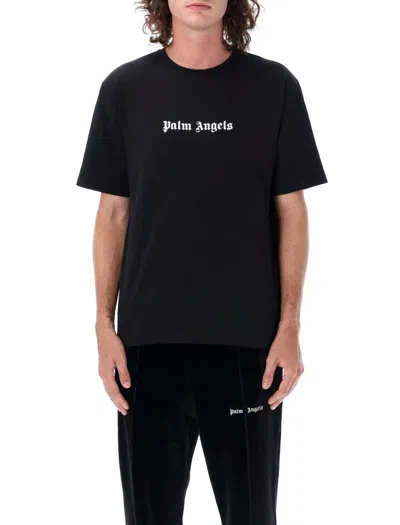 Palm Angels Classic Logo T-shirt In Black