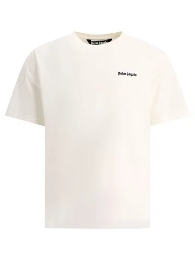 Palm Angels "classic Logo" T-shirt In White