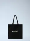 Palm Angels Rectangular Tote Bag Logo Design In Black