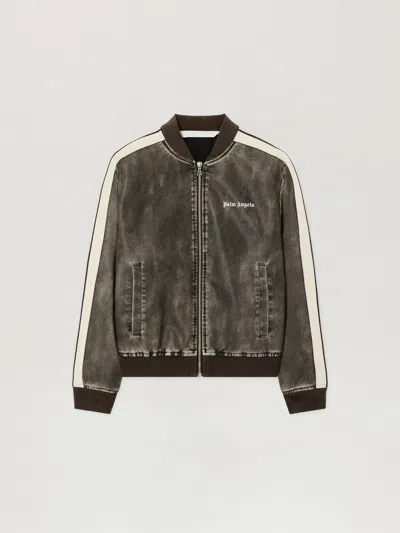 Palm Angels Classic Logo Track Bomber Jacket In Multi