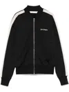Palm Angels Classic Logo-print Track Bomber Jacket In Black
