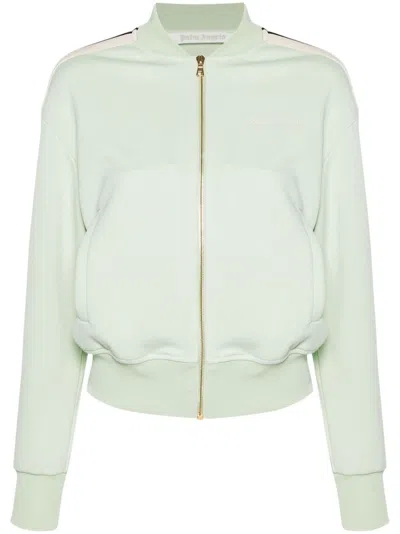 Palm Angels Classic Logo Track Bomber Jkt In Green