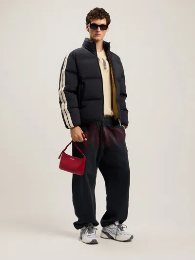 Palm Angels Classic Logo Track Down Jacket In Black