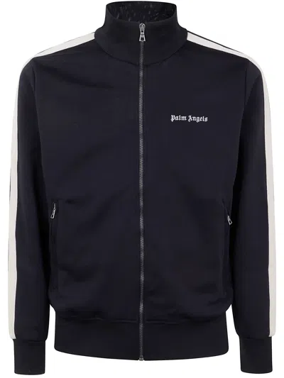 Palm Angels Classic Logo Track Jacket In Black