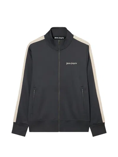 Palm Angels Classic Logo Track Jacket In Black
