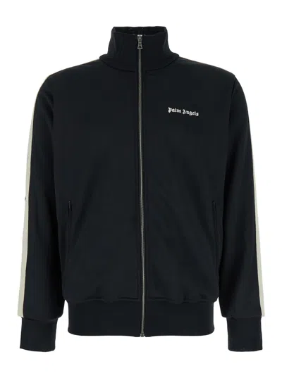 Palm Angels Classic Logo Track Jacket In Black