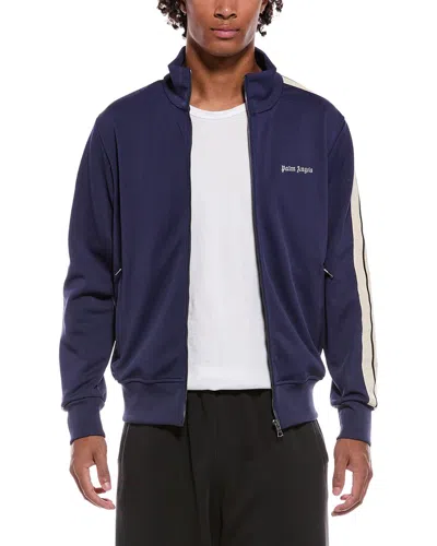 Palm Angels Classic Logo Track Jacket In Blue