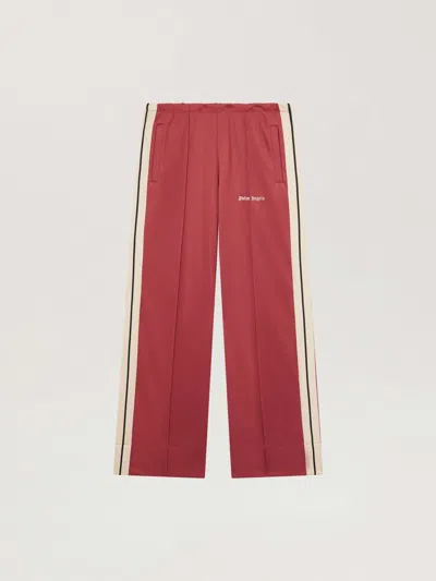 Palm Angels Classic Logo Track Loose Pants In Pink