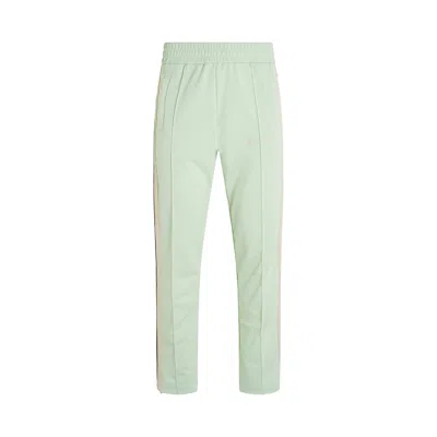 Palm Angels Men's Classic Logo Track Pants In Mint Off White