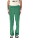 Palm Angels Classic Logo Track Pants In Forest Green