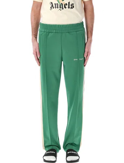 Palm Angels Classic Logo Track Pants In Forest Green