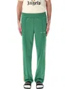 Palm Angels Classic Logo Track Pants In Forest Green