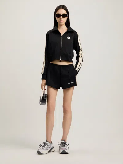 Palm Angels Classic Logo Track Shorts In Black