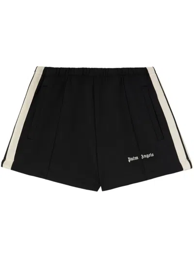Palm Angels Classic Logo Track Shorts Clothing In Black