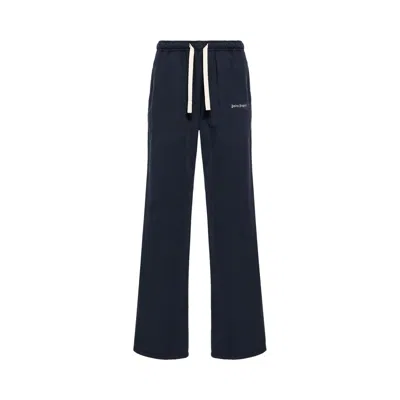 Pre-owned Palm Angels Classic Logo Travel Pants 'navy' | Blue | Men's Size 48