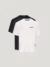 Palm Angels Classic Logo T-shirt Tripack In Multi