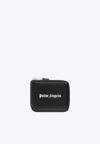 Palm Angels Classic Logo Zip Around In Black