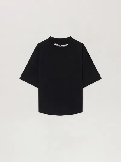 Palm Angels Kids' Classic Overlogo T-shirt S/s In Black