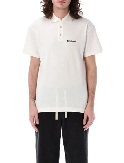Palm Angels Classic Polo In White