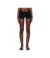 Palm Angels Classic Logo Performance Shorts In Brown