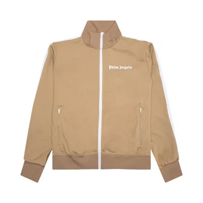 Pre-owned Palm Angels Classic Track Jacket 'beige/white' | Tan | Men's Size Xl