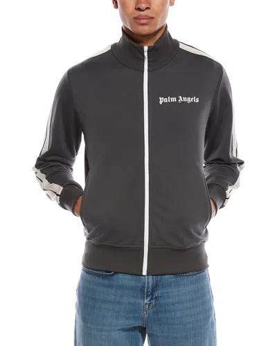 Palm Angels Logo-print Track Jacket In Black