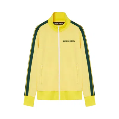 Pre-owned Palm Angels Classic Track Jacket 'yellow/green'