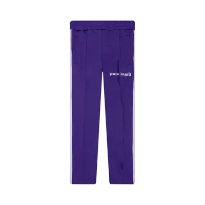 Pre-owned Palm Angels Classic Track Pants 'purple/white'