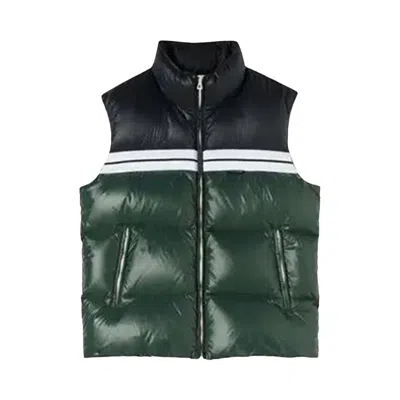 Pre-owned Palm Angels Classic Track Puffed Vest 'green/black' | Men's Size S