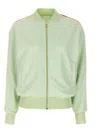 Palm Angels Classic Track Sweatshirt Green In Green