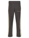 Palm Angels Logo Track Joggers Straight Leg Style In Brown